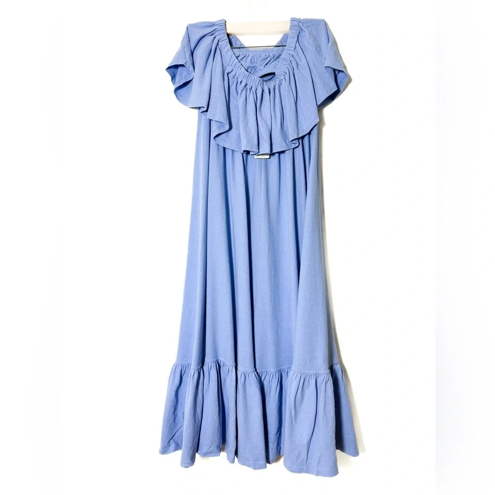 Free People Lynne Midi in Lavender Luster / Light Blue size Small NWT